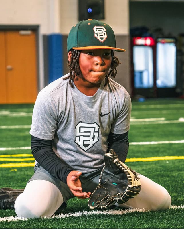 Player getting ready to bat